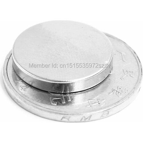 500pcs Strong Round Dia 18mm x 3mm N35 Rare Earth Neodymium Magnet Art Craft Fridge 18x3mm