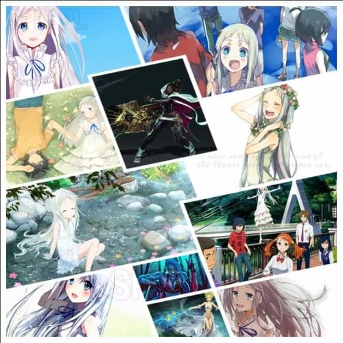 Diy Diamond Painting Goddess Holding Ice Scepter Japanese Anime Silver Hair White Skirt Loli Home Decoration Living Room Poster