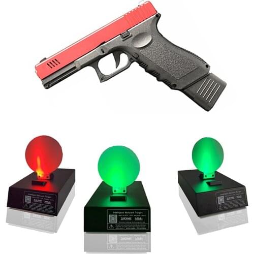 Arcade Kit Target System With Laser Simulator Shooting Auto Reset Electric Red Dot Optical Sight Target for Dry Fire Training