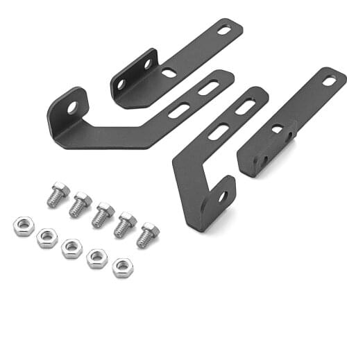 Auto Accessories Lamp Holder For 2000-2006 Toyota Tundra Black Steel Hood Ditch Light Mount Bracket