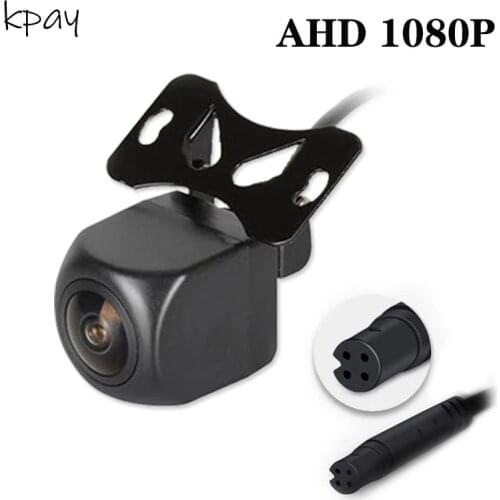 4 Pin 170° AHD 1080P Vehicle Rear View Camera Car Reverse Black Fisheye Lens Night Vision Waterproof Universal Parking Rearview