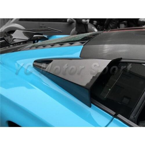 Car Accessories Carbon Fiber YC Design Style Window Scoop Fit For 2011-2014 MP4 12-C Quarter Window Scoop