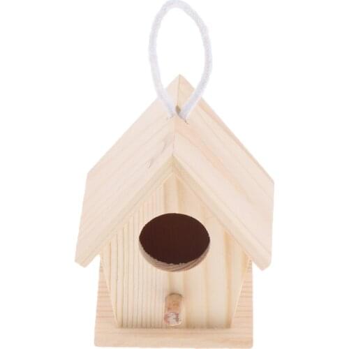 Wooden Aviary House Bird Cage Door, Perch,Grest Holiday and Home Décor Projects
