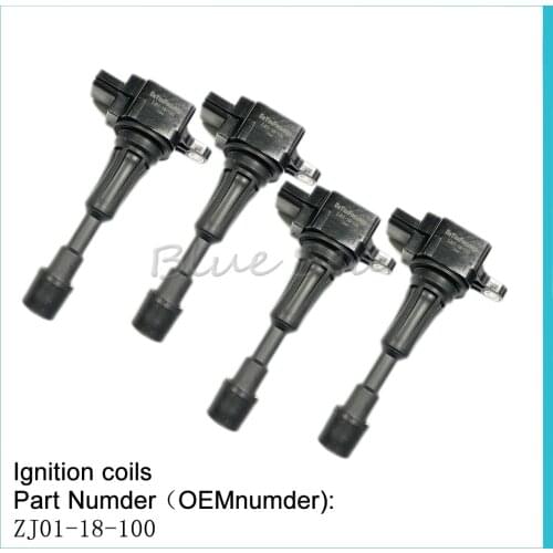 For Mazda 3 BK 1.4L 1.6L 2.0L 2.3L ZJ01-18-100 MPS Turbo 2003-2009 Ignition Coil 133939 AIC4051