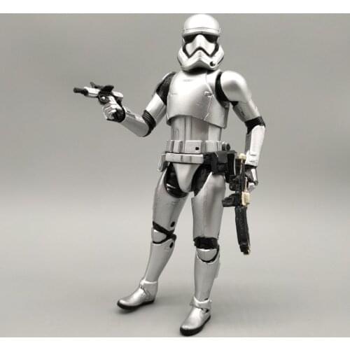 Star Wars First Order Stormtrooper Silver Armor 6" Loose Action Figure