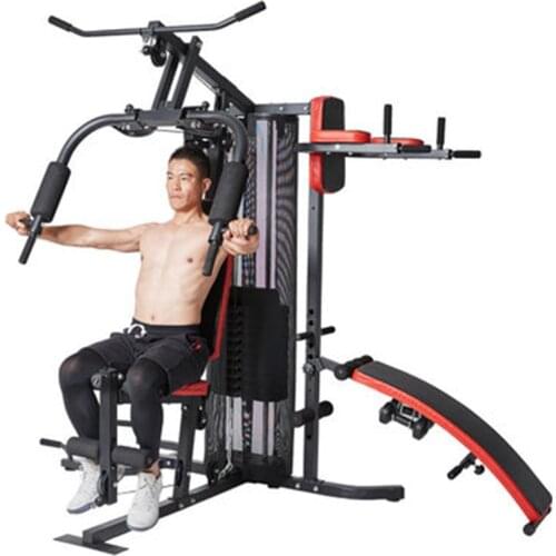 Comprehensive training device home three person standing strength exercise multifunctional fitness equipment