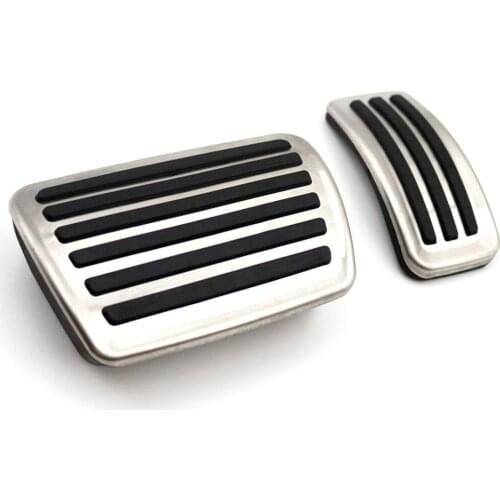 Car Accelerator Brake Clutch Pedal Plate Cover for Cayenne 2018 2019 For Audi Q7 2016 2017 2018 2019 For Q8 2019 Pedals Pads