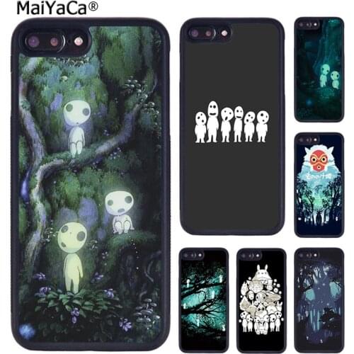 MaiYaCa Princess Mononoke Tree Spirits Phone Case Cover For iPhone 5 6S 7 8 plus 11 12 Pro X XR XS Max Samsung Galaxy S8 S9 S10