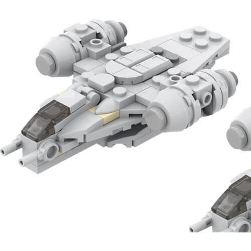 Spot MOC Mini Micro Vehicle For Razor Crest Building Blocks For of Space Wars Series DIY Idea Model Spaceship Children Toys Gift