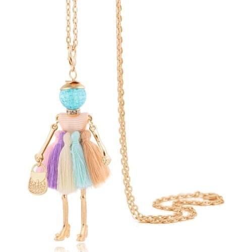Statement Fashion Necklace 2020 New Arrival Multi Tassel Women Pendant Trendy Jewelry Wholesale