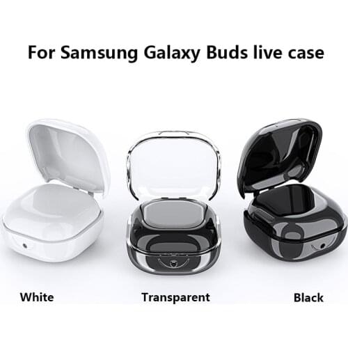 New Clear Silicone Protective Case For Samsung Galaxy Buds Bluetooth Earphone Case For Galaxy Buds Live Charging Box Case Shell