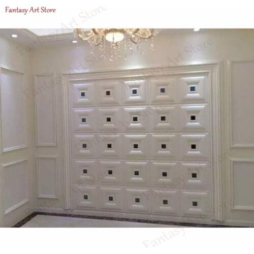 New Type of Soft Package Background Wall Self-adhesive Wall Sticker Leather Carving Living Room Tv Background Decoration