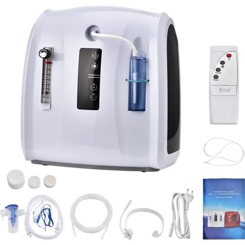 AUPORO Portable Oxygen Concentrator Machine 1-6L/min Adjustable Oxygen Machine for Home and Travel Use Without Battery