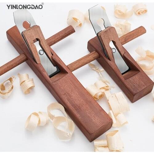 YINLONGDAO Hand Plane Wood Planer Rosewood PlaneFlat Wood Plane Bottom Edged Hand Planer Blades For Carpenter Woodworking Tools