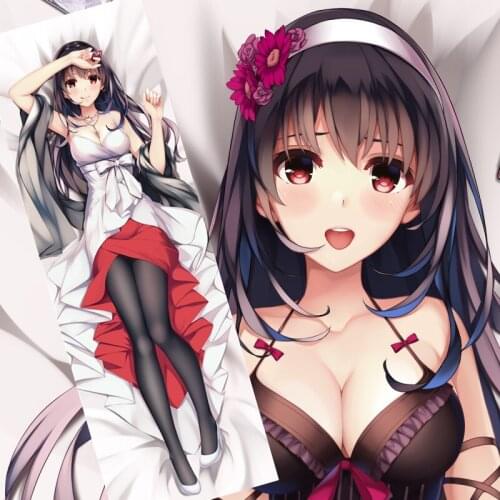 Saekano: How to Raise a Boring Girlfriend Kasumigaoka Utaha Dakimakura Otaku Hugging Body Pillow Case Long Cushion Pillow Cover