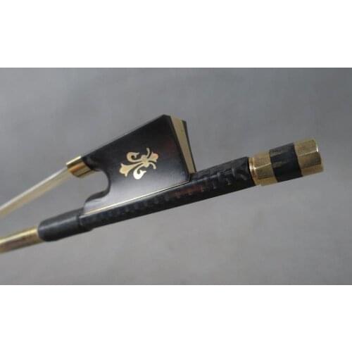 High quality violin bows carbon fiber square grid exquisite senior horsetail bow