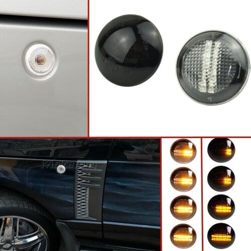 High Quality For Land Rover Range Rover L322 2002-2012 Dynamic LED Turn Signal Side Marker Light XGB500020A XGB500020