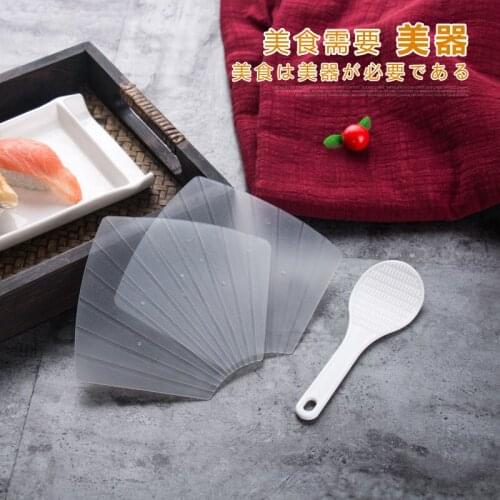 1Sets Two Hand Roll Temaki Sushi Molds Shovel Vegetable Meat Rolling Tools DIY Sushi Making Machine Kitchen Gadgets Accessories