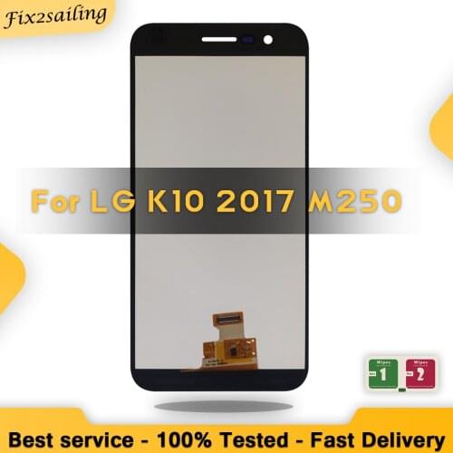 100%Tested 5.3"LCD For LG K10 2017 M250 M250N M250M M250DS LCD Display Touch Screen Digitizer Assembly For K10 2017 M250 Replace