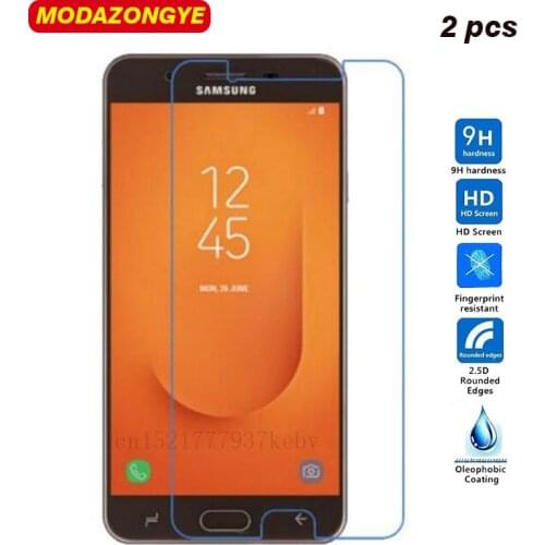 2Pcs For Samsung Galaxy J7 Prime 2 Tempered Glass Samsung Galaxy J7 Prime 2 2018 J7 Prime2 G611F G611 SM-G611F Screen Protector