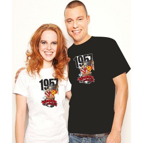 2017 summer fashion Tops Tees print casual cotton Tee putnik Hand Made In CCCP Russia 1957 Russian Cosmonaut Satellite T shirt