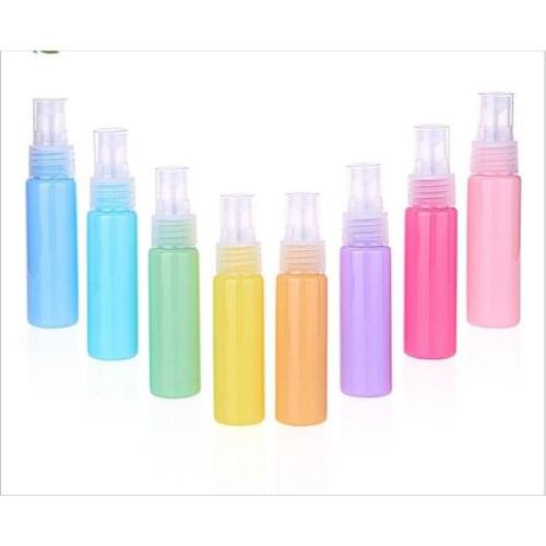 30ml Macaron Spray PET Small Spray Bottle Tial Sample Cosmetic Packaging Bottle 20PCS/LOT