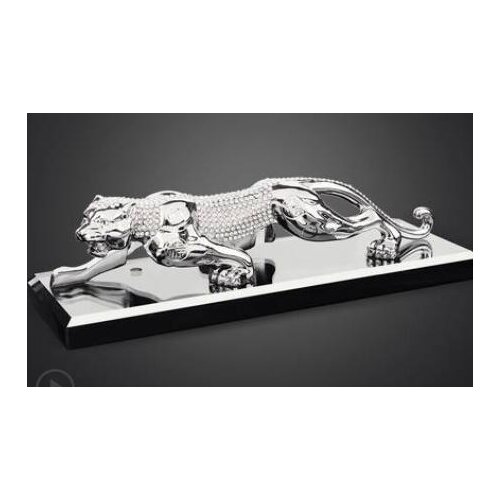 7 set Solid Adorable ornaments in perfume box durable car silver colour crystal Money leopard car van Decorations