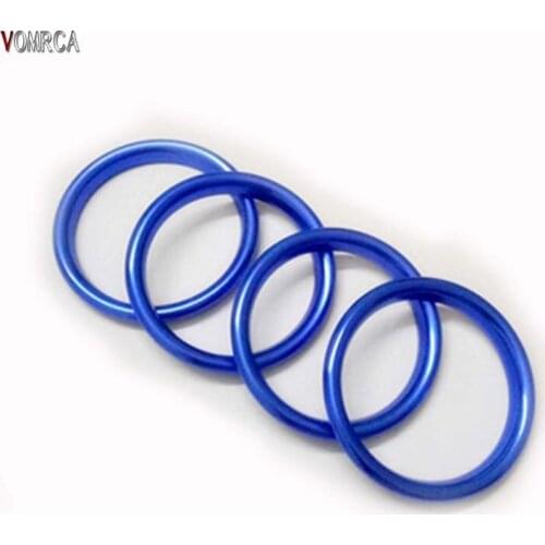 For AUDI A3 S3 2013-2016 aluminum alloy air outlet chrome trimmers car outlet outlet cover stickers decorative accessories