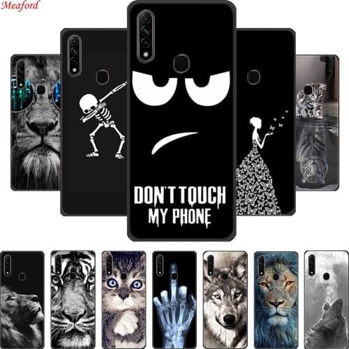 For Realme C3 Case Black Silicone Soft Phone Cover For Realme C3 Phone Case C 3 Funda Realme 5 Pro Realme 3 Pro Back Cover Cases