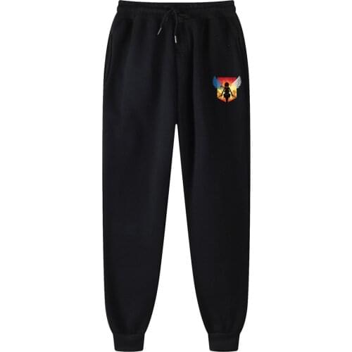 Hot Attack on Titan Joggers Pants Men Women Brand Printed Trousers Casual Sweatpants 14 Color Casual Fitness Workout Sweatpants