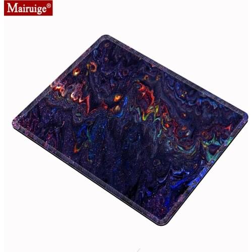 Fantasy Colors Gaming Mouse Pad PC Small Computer Pad Non-slip Rubber Mouse Pad Soft Edge Desk Pad 22*18cm / 29*25cm