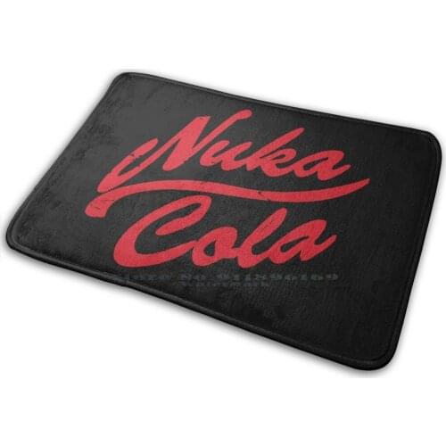 Nuka Cola Logo Mat Rug Carpet Anti-Slip Bedroom Entrance Door Mat Cap Caps Nuka Cola Bottlecap Bottlecaps Money Pose Skill