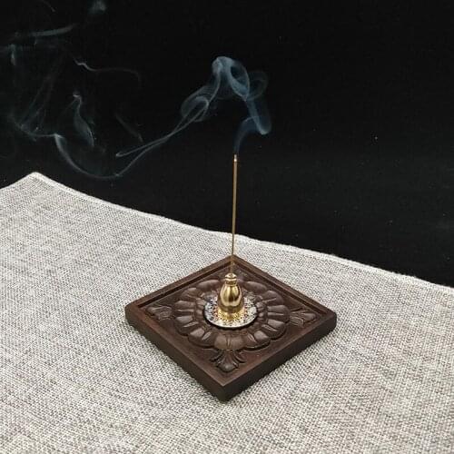 Creative Home Decor Backflow Stick Incense Burner Ebony Censer Home Decoration Use In Home Teahouse