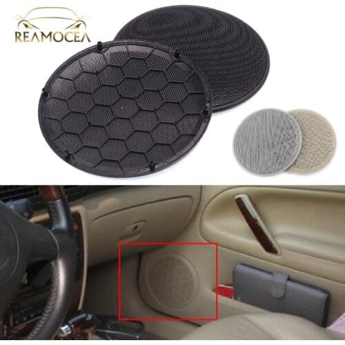 Reamocea 2x Black Door Loud Speaker Cover Grill 3B0868149 Fit For VW Passat B5 Jetta MK4 Golf GTI Beetle 2001 Car Replacement