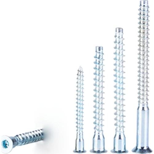 M5 M6.3 M7 Hex socket Screw Countersunk head Wooden Thread Bolt Furniture Screws