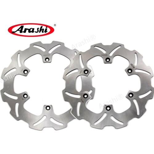 ARASHI For YAMAHA YZ 450F WR450F CNC Front Rear Brake Rotors Brake Disc YZ450F WR450F 2003-2015 2004 2005 2006 2007 2008 2009