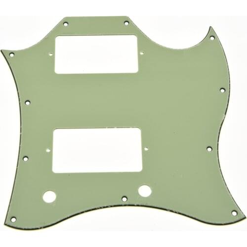 SG Standard Full Face Guitar Pickguard Scratch Plate Mint Green with Screws