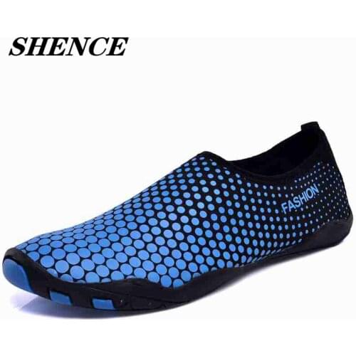 SHENCE Summer Couples Swimming Men Water Sport Beach Quick-drying Breathable Non-slip Gym Hiking Women Surfing Plus Size Shoes
