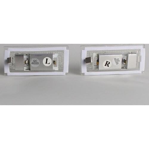 LED CANBUS Car No Error License Plate Lights bulb For BMW E46 4D(1998-2003) AUTO Number Plate lamp White No Hyper Flash @12V