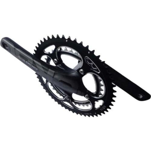 Carbon Crank Road Bike Crankset BB30 172.5mm BCD110 Carbon Bicycle Chainwheel and Crank bielas bicicleta pedivela