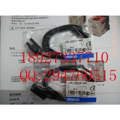 [ZOB] New original OMRON Omron photoelectric switch EE-SX676-WR 1M with wires --5PCS/LOT
