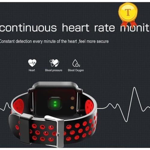 2018 New 0.96'' OLED touch big screen Smart Wristband Multi-sport bracelet smartband slim thickness heart rate smart band