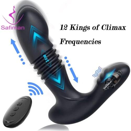 Anal Toys Dildo Vibrator Remote Control Toy Plug Vibrating Erotic Massage for men Prostate Masturbators sex toys for Adults 18