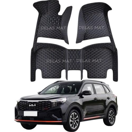 Car floor mats for kia sportage ceed sorento rio 3 4 seltos picanto k5 optima spectra soul stinger cerato 4 carens car floor mat