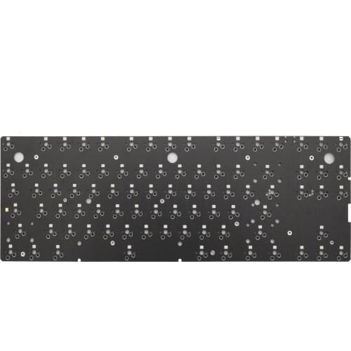 Bm80 bm80rgb 80% rgb hot swappable Custom Mechanical Keyboard PCB programmed full rgb switch underglow type c qmk VIA firmware