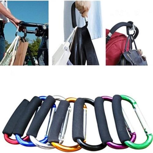 D Shaped Bag Hook Mountain Climbing Hooks Home Use Supplies Hooks Hanger Carriage Buggy Bag Hooks Accessories