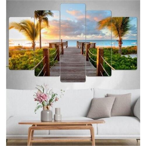 Waterfront Pier Piece Wood Wall Table Set