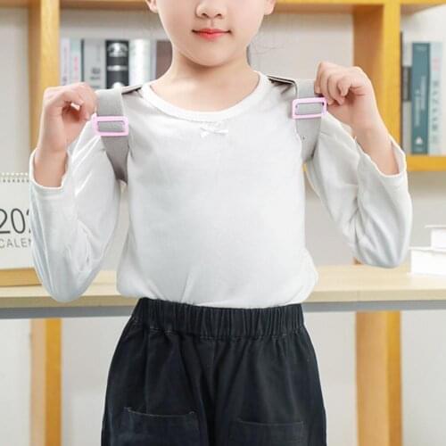 Brace Support Belt Posture Corrector Adjustable Spine Orthosis ABS Universal Back Straightener for Kids Posture Correction
