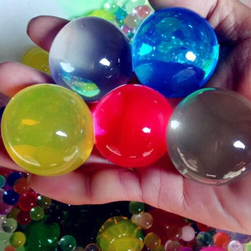 Kids Children Toy Water Beads 5 pcs/lot Big Crystal Soil Mud Hydrogel Gel Growing Up Water Balls Wedding Home Decor