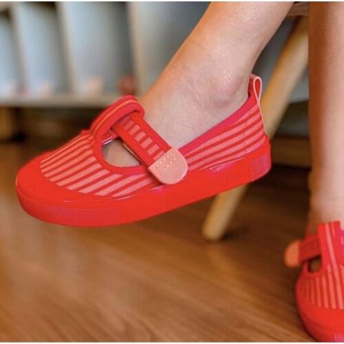 2021 Autumn Children Canvas Shoes Girl Mini Melissa Polka-dot Square Print Jelly Shoes Princess Fashion kindergarten shoes MN054